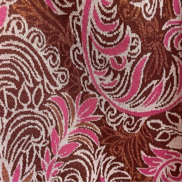 Anthropologie Metallic Paisley Demeter Tee, Size M - Picture 5 of 9